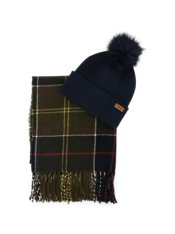BOX CAPPELLO + SCIARPA BARBOUR