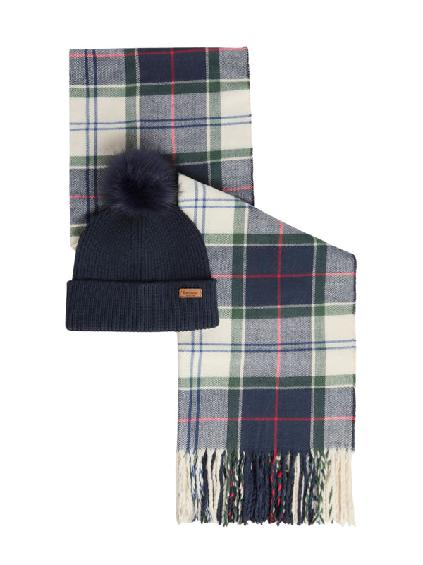 BOX CAPPELLO + SCIARPA BARBOUR
