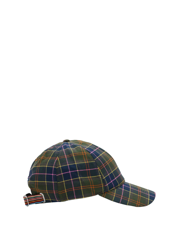 CAPPELLI BARBOUR ba x apc tartan cap