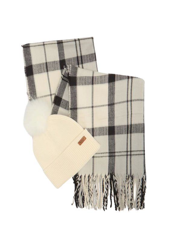 BOX CAPPELLO + SCIARPA BARBOUR  