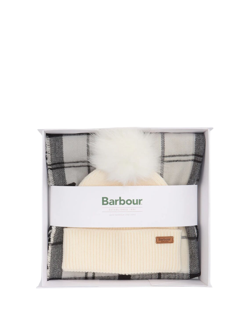 BOX CAPPELLO + SCIARPA BARBOUR  