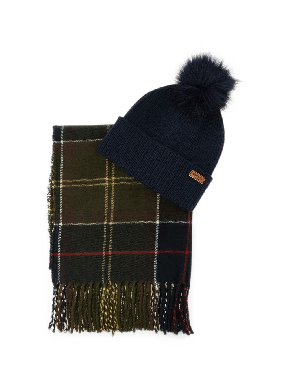 BOX CAPPELLO + SCIARPA BARBOUR  