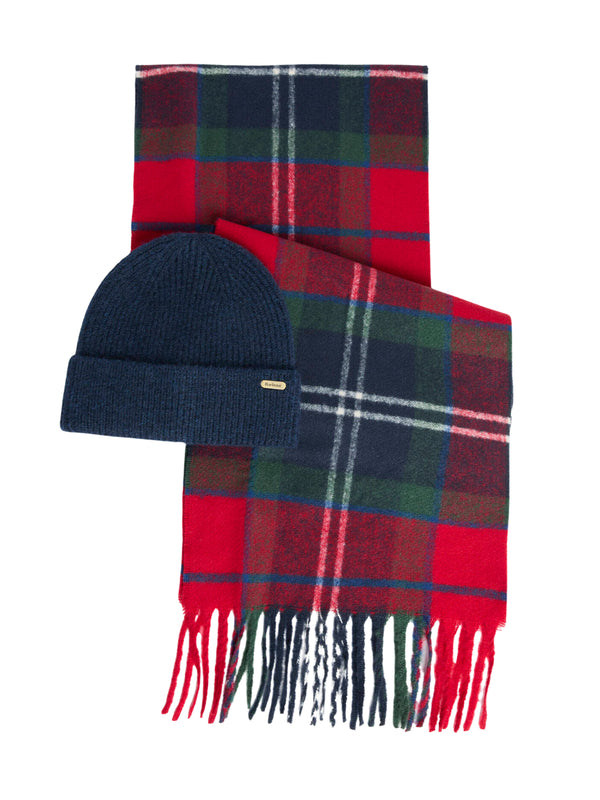 BOX CAPPELLO + SCIARPA BARBOUR  