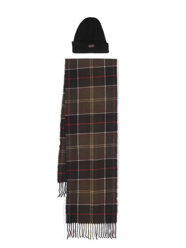 BOX CAPPELLO + SCIARPA BARBOUR  