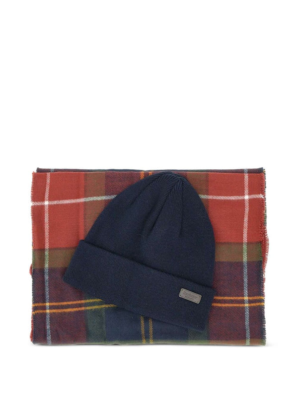 BOX CAPPELLO + SCIARPA BARBOUR  