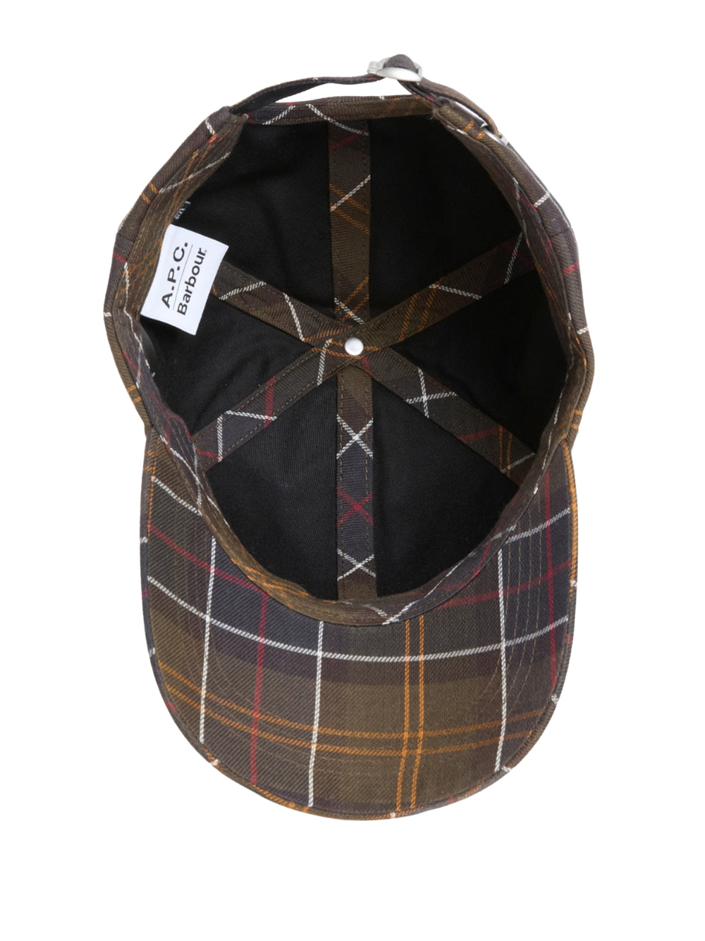 CAPPELLI BARBOUR ba x apc tartan cap 