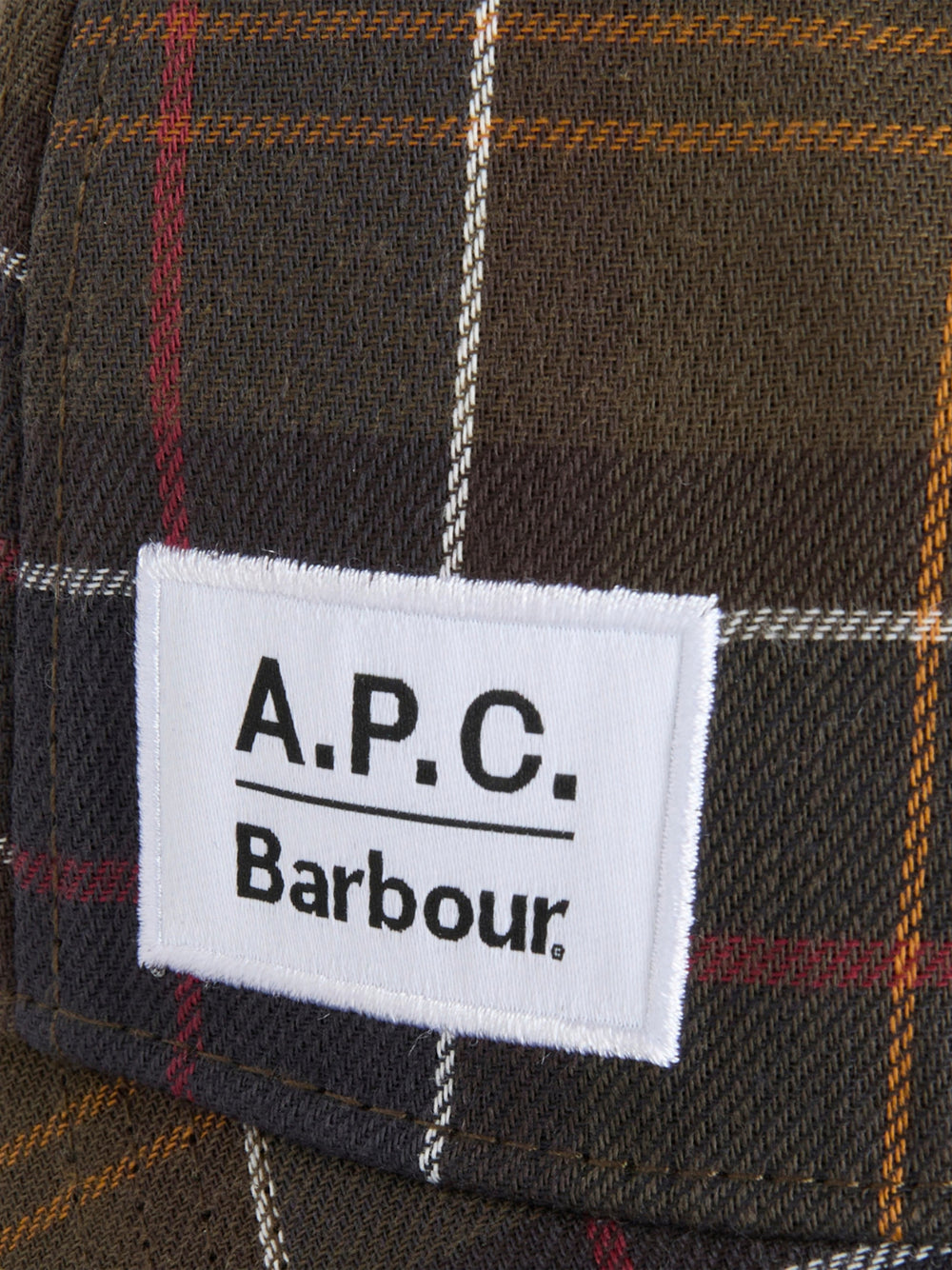 CAPPELLI BARBOUR ba x apc tartan cap 