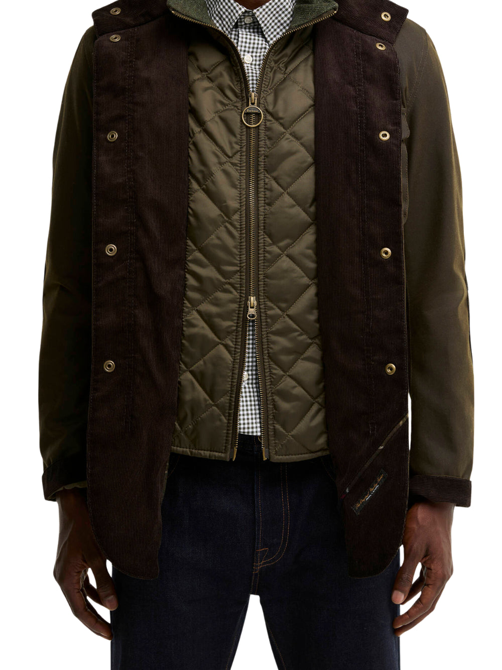 GIACCHE BARBOUR ogston wax jacket 
