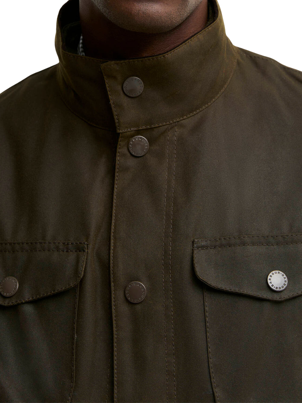 GIACCHE BARBOUR ogston wax jacket 
