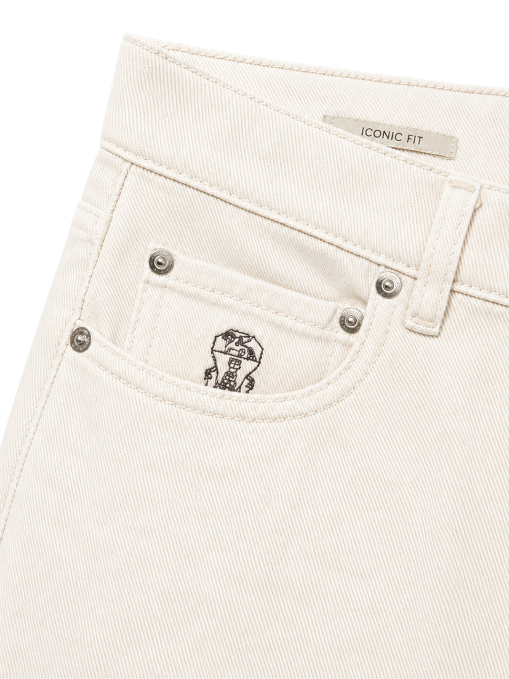 JEANS BRUNELLO CUCINELLI pantaloni denim tinto capo 