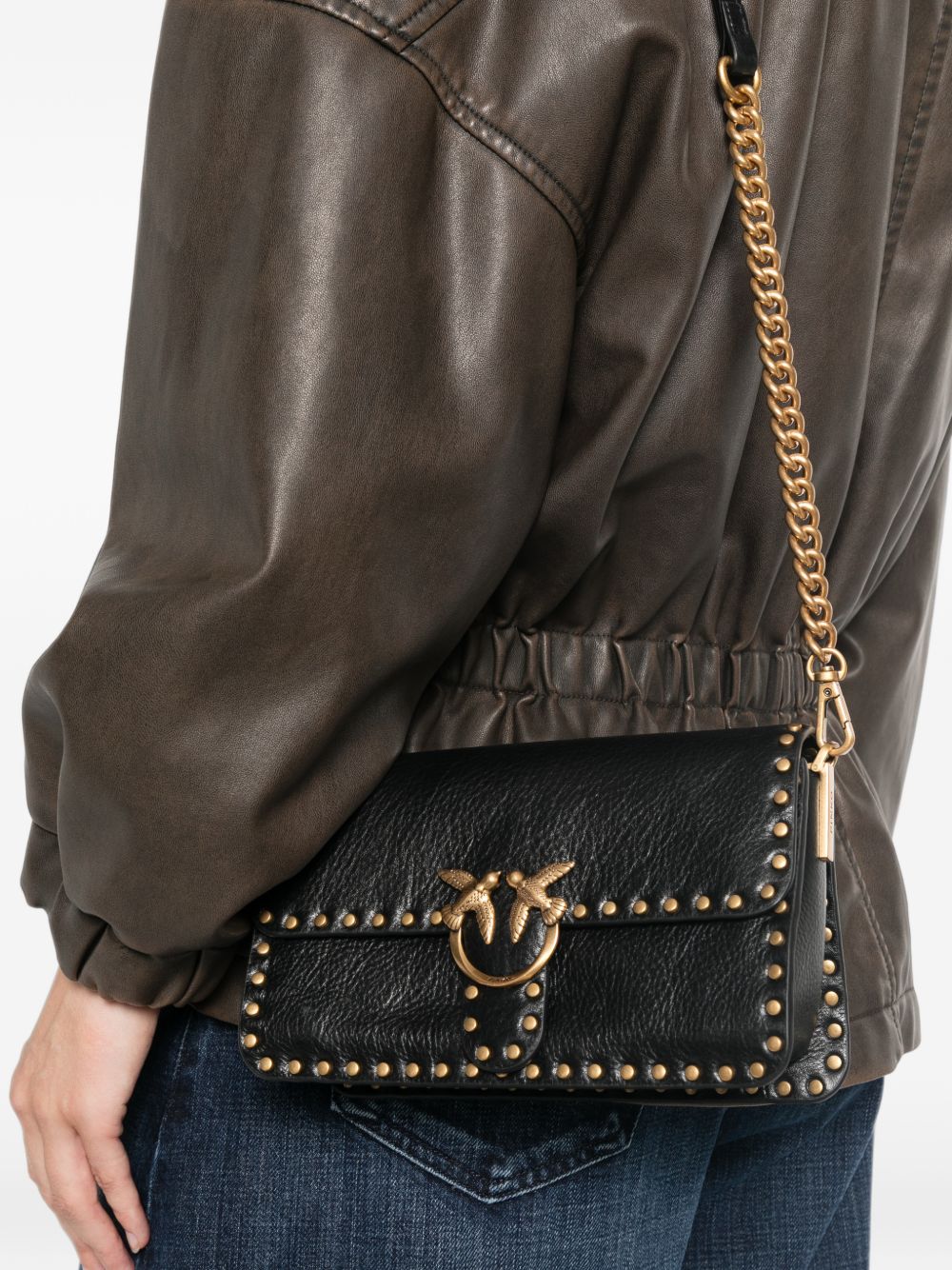 BORSE A TRACOLLA PINKO love one slouchy mn 