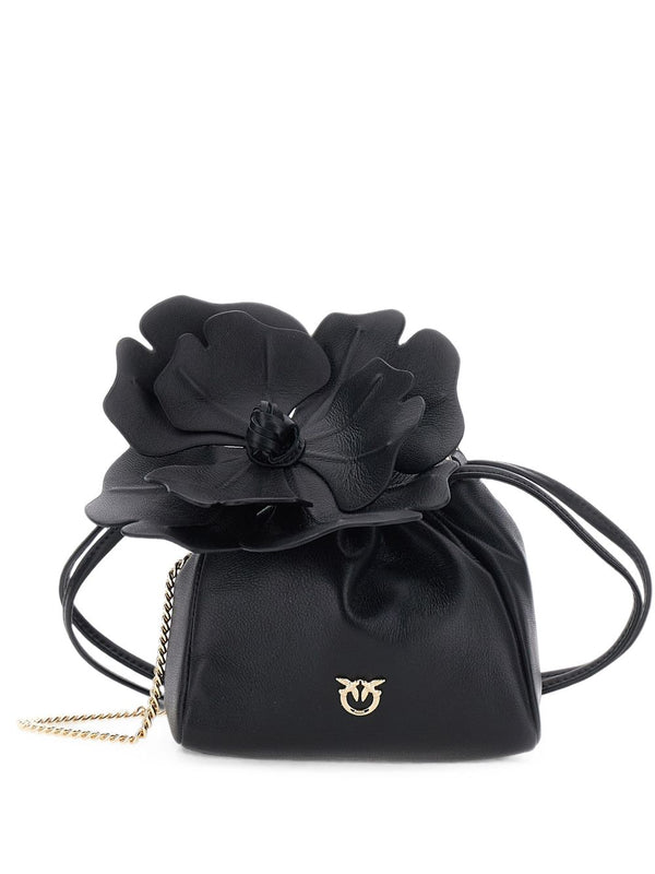 BORSE A MANO PINKO pouch flower 