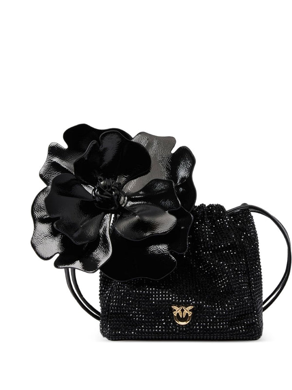 BORSE A MANO PINKO pouch flower 