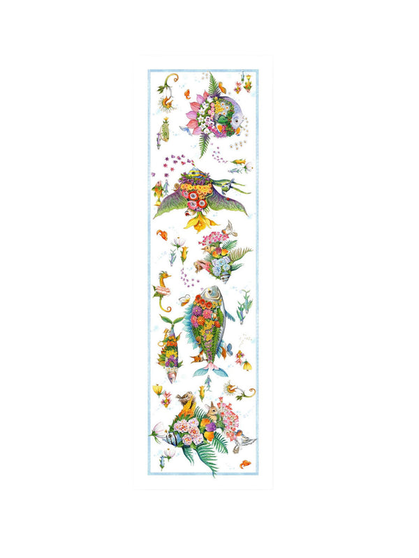 TOVAGLIA TESSITURA TOSCANA pesciflora 50*170 